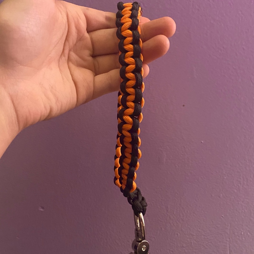 Homemade dog tab lead